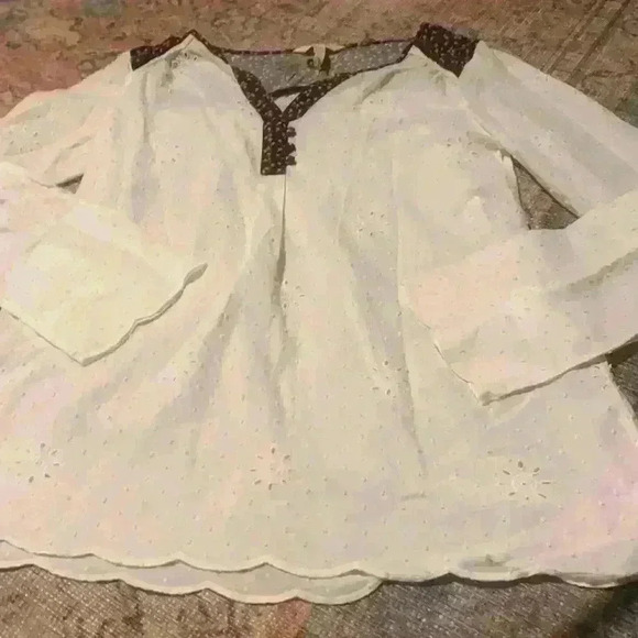 Matilda Jane boho white top - Picture 1 of 4